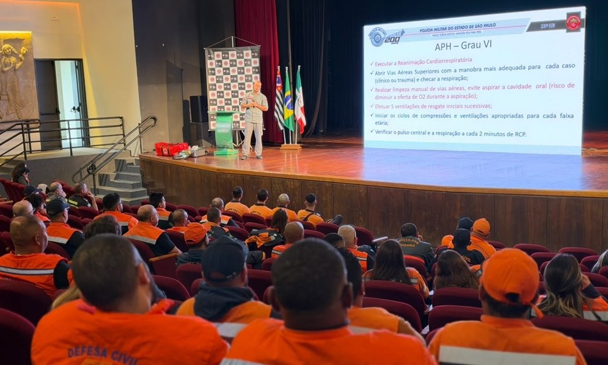 Estado entrega 280 itens para emergências e treina agentes do Grande ABC