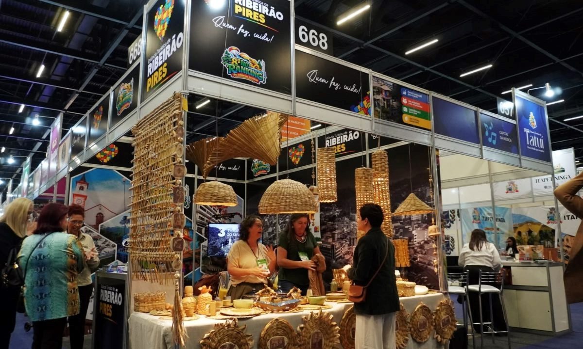 Estande de Ribeirão Pires recebe 15 mil visitantes em feira do Sebrae