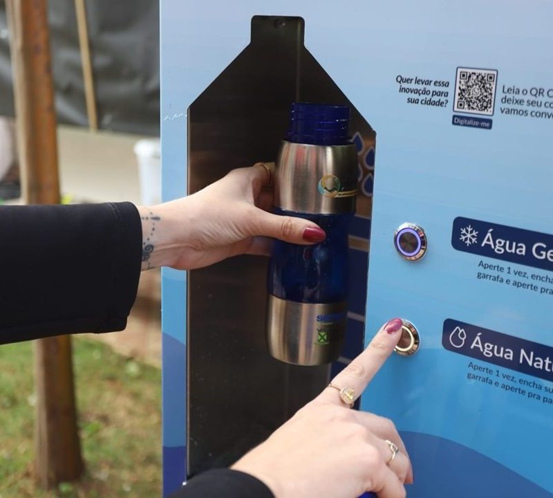Santo André inaugura ponto de hidratação e medidas contra o calor