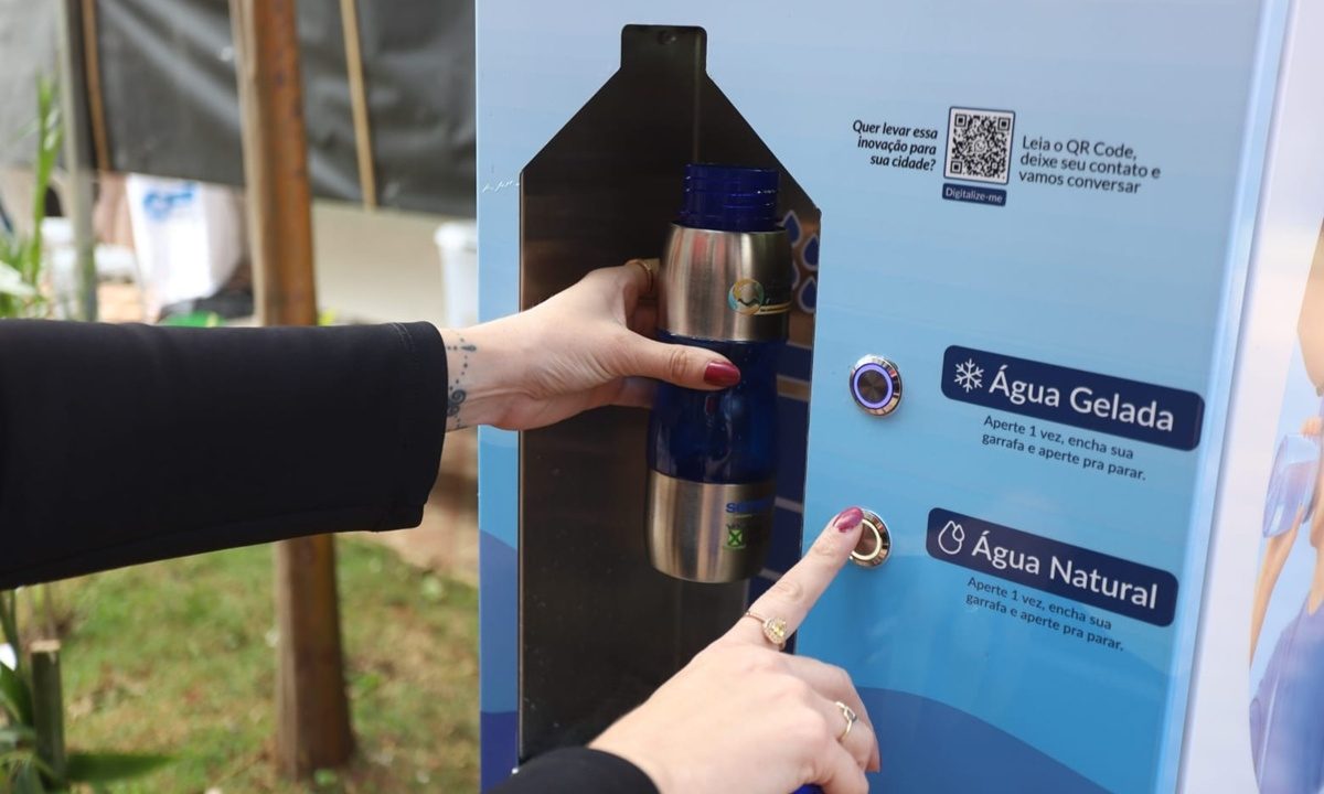 Santo André inaugura ponto de hidratação e medidas contra o calor