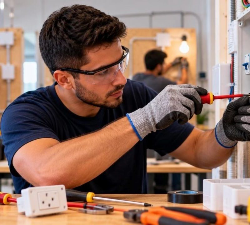 Cursos gratuitos de elétrica e fechaduras em Santo André