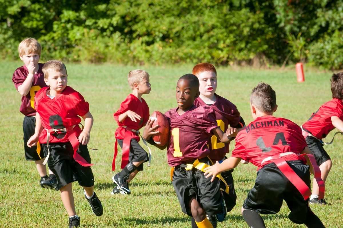 Time da NFL promove atividade de flag football em Santo André